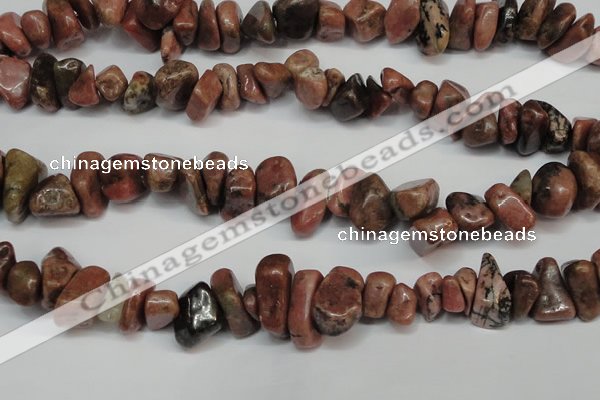 CCH298 34 inches 8*12mm rhodochrosite chips gemstone beads wholesale