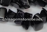 CCH302 34 inches 8*12mm blue goldstone chips gemstone beads wholesale