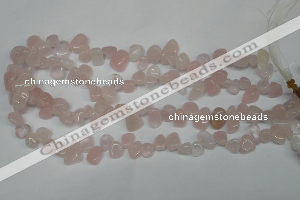 CCH311 15.5 inches 10*15mm rose quartz chips gemstone beads wholesale