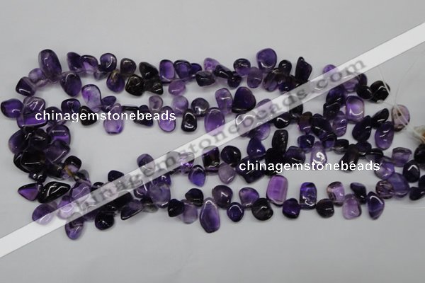 CCH315 15.5 inches 10*15mm amethyst chips gemstone beads wholesale