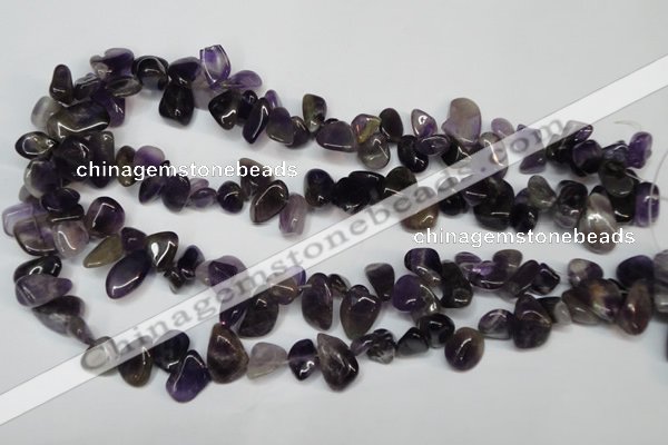 CCH316 15.5 inches 10*15mm amethyst chips gemstone beads wholesale