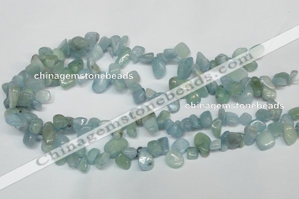 CCH319 15.5 inches 10*15mm aquamarine chips gemstone beads wholesale