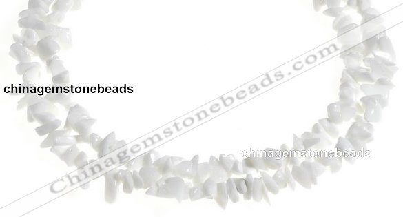 CCH32 35 inches white stone chips gemstone beads wholesale