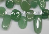 CCH329 15.5 inches 10*15mm green aventurine chips beads wholesale