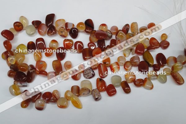 CCH333 15.5 inches 10*15mm red agate chips gemstone beads wholesale