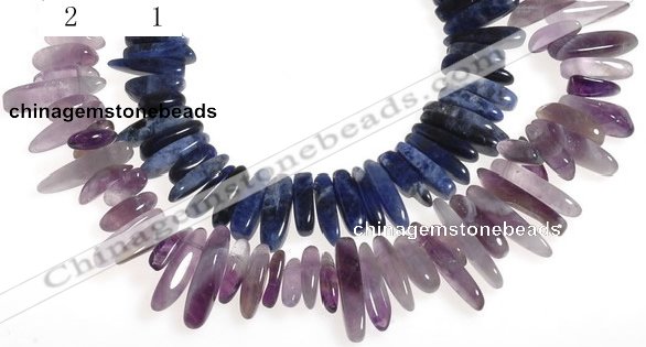 CCH34 16 inches purple & blue sodalite chips beads wholesale