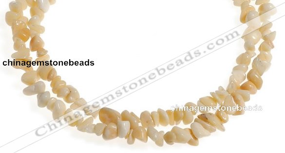 CCH35 35 inches pale yellow topaz chips gemstone beads wholesale