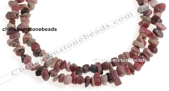 CCH37 34 inches rhodonite chips gemstone beads wholesale