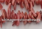 CCH400 15.5 inches 6*12mm - 8*18mm argentina rhodochrosite chips beads