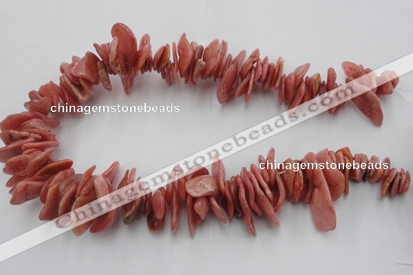 CCH401 15.5 inches 15*28mm - 18*35mm argentina rhodochrosite chips beads