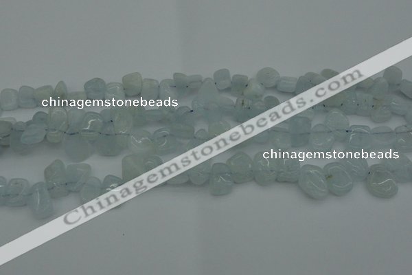 CCH606 15.5 inches 8*12mm - 10*15mm aquamarine chips gemstone beads