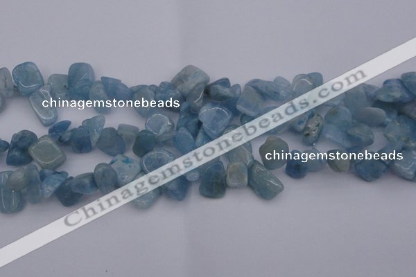 CCH610 15.5 inches 6*8mm - 10*14mm aquamarine chips gemstone beads