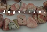 CCH619 15.5 inches 6*8mm - 10*14mm rhodochrosite chips gemstone beads