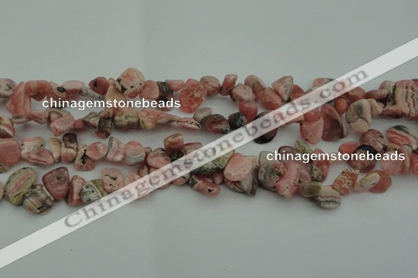 CCH619 15.5 inches 6*8mm - 10*14mm rhodochrosite chips gemstone beads