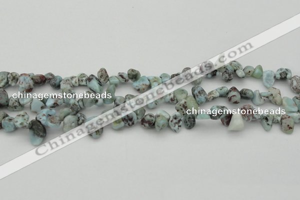 CCH632 15.5 inches 6*8mm - 10*14mm larimar amazonite chips beads