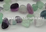 CCH635 15.5 inches 6*8mm - 10*14mm fluorite gemstone chips beads