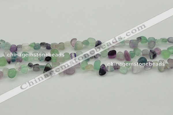 CCH635 15.5 inches 6*8mm - 10*14mm fluorite gemstone chips beads