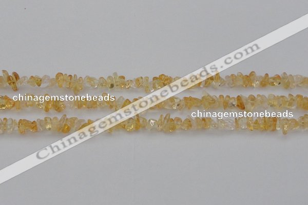 CCH655 15.5 inches 4*6mm - 5*8mm citrine gemstone chips beads