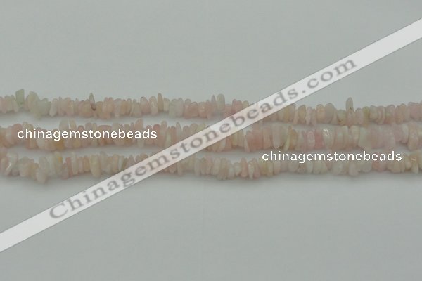 CCH656 15.5 inches 5*8mm - 6*10mm morganite gemstone chips beads