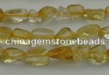 CCH672 15.5 inches 4*6mm - 5*8mm citrine gemstone chips beads