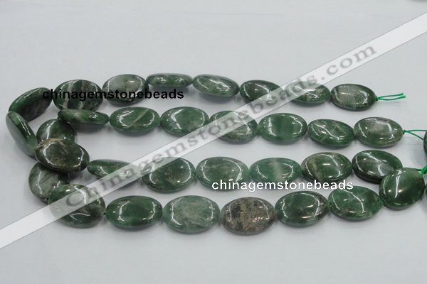 CCJ06 15.5 inches 18*25mm oval natural African jade beads wholesale