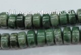 CCJ16 15.5 inches 6*10mm tyre natural African jade beads wholesale