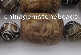 CCJ236 15.5 inches 22*28mm carved buddha China jade beads