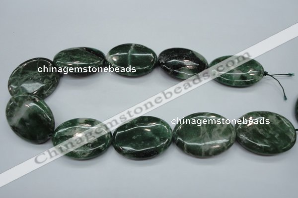 CCJ25 15.5 inches 30*40mm oval natural African jade beads wholesale