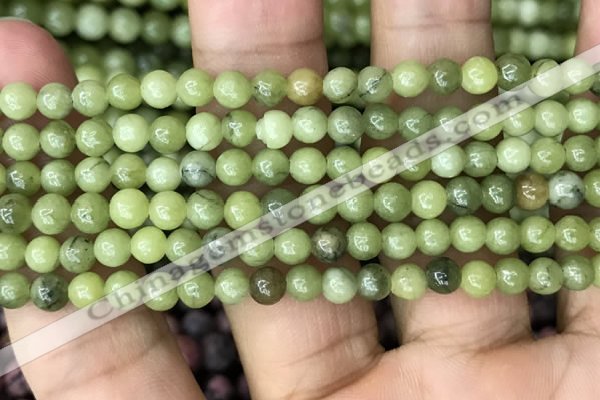 CCJ310 15.5 inches 4mm round China jade beads wholesale