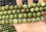 CCJ333 15.5 inches 10mm round green China jade beads wholesale