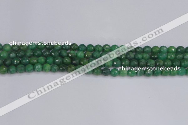 CCJ411 15.5 inches 6mm faceted round west African jade beads