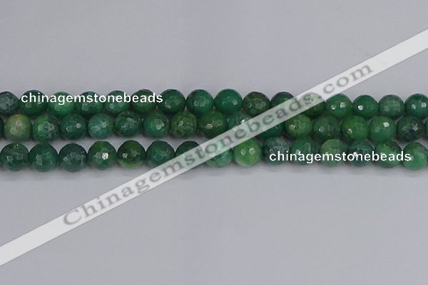 CCJ413 15.5 inches 10mm faceted round west African jade beads