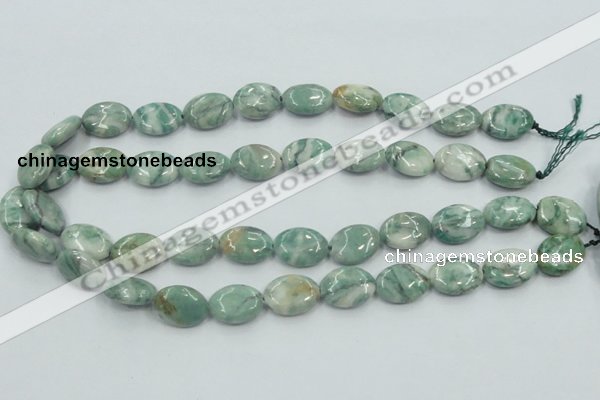 CCJ50 15.5 inches 13*18mm oval African jade gemstone beads