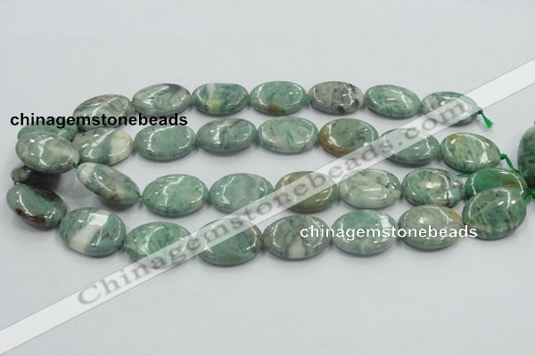 CCJ51 15.5 inches 18*25mm oval African jade gemstone beads