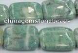 CCJ53 15.5 inches 18*25mm rectangle African jade gemstone beads