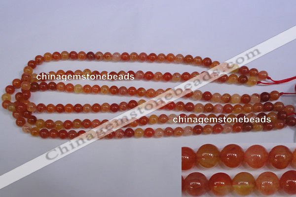 CCL02 15 inches 6mm round carnelian gemstone beads wholesale