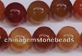 CCL07 15 inches 16mm round carnelian gemstone beads wholesale