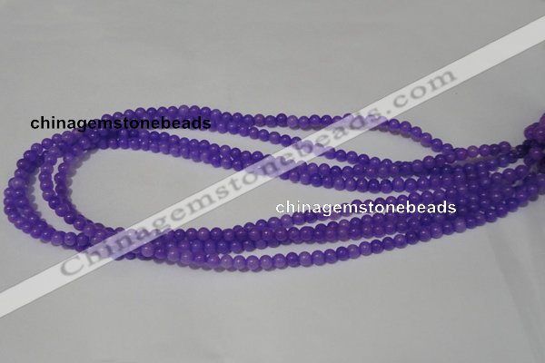 CCN09 15.5 inches 4mm round candy jade beads wholesale