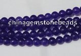 CCN10 15.5 inches 4mm round candy jade beads wholesale