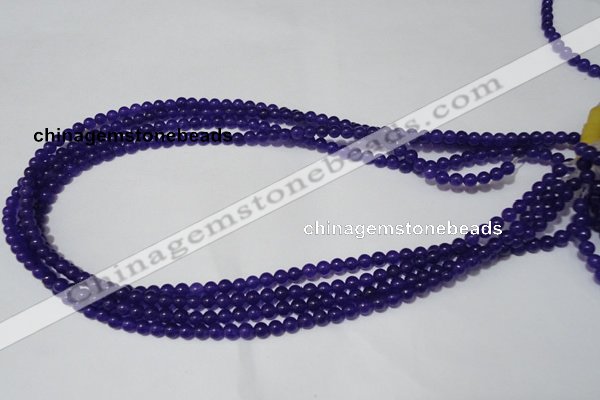 CCN10 15.5 inches 4mm round candy jade beads wholesale