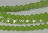 CCN11 15.5 inches 4mm round candy jade beads wholesale