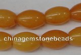 CCN112 15.5 inches 12*16mm rice candy jade beads wholesale