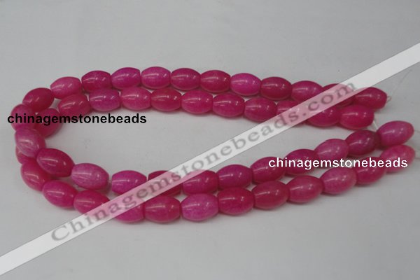 CCN113 15.5 inches 12*16mm rice candy jade beads wholesale