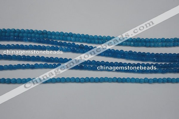 CCN1200 15.5 inches 4mm faceted round candy jade beads wholesale