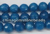 CCN1203 15.5 inches 10mm faceted round candy jade beads wholesale