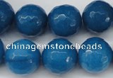 CCN1206 15.5 inches 16mm faceted round candy jade beads wholesale