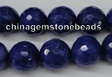 CCN1216 15.5 inches 14mm faceted round candy jade beads wholesale