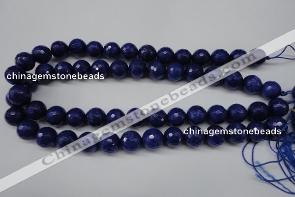 CCN1216 15.5 inches 14mm faceted round candy jade beads wholesale
