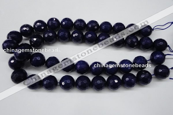 CCN1218 15.5 inches 18mm faceted round candy jade beads wholesale