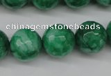 CCN1227 15.5 inches 16mm faceted round candy jade beads wholesale